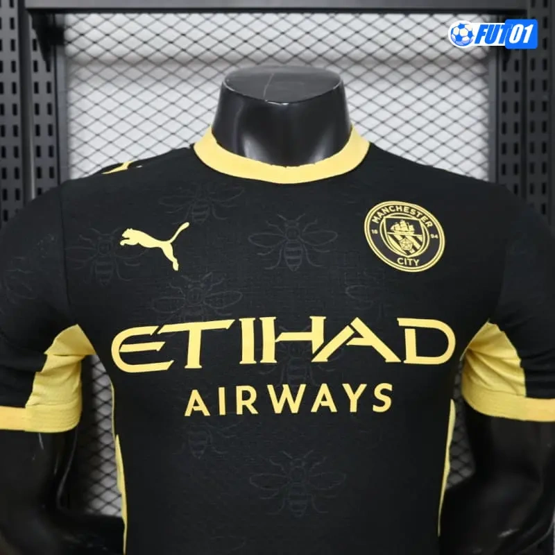 Camiseta Manchester City 2026/2027 Versión Jugador Negro