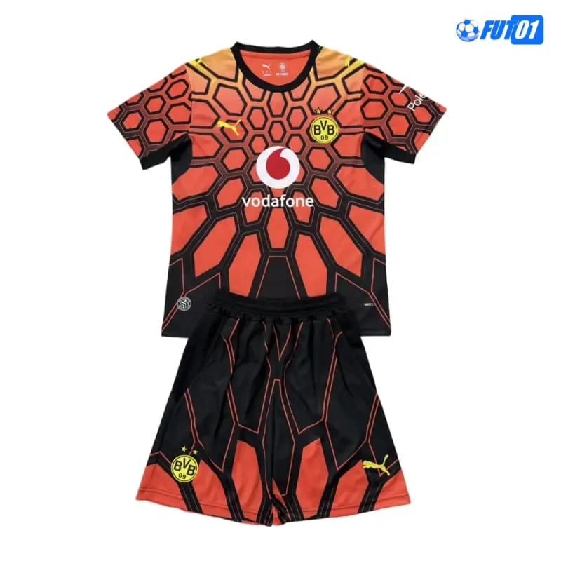 Camiseta de Portero Borussia Dortmund 2026/2027 Niño Naranja/Negro