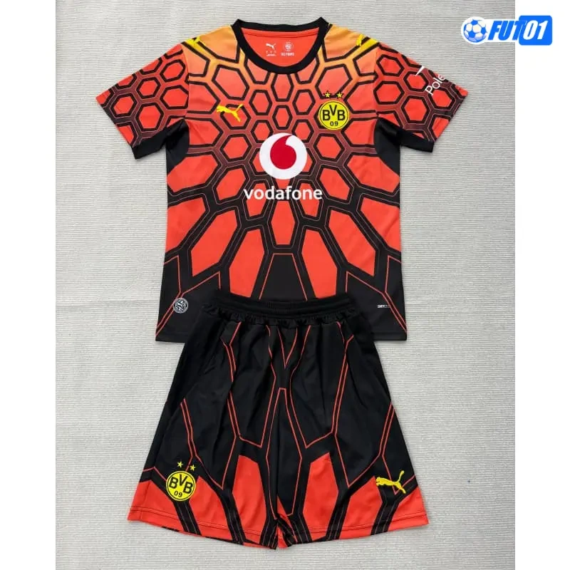 Camiseta de Portero Borussia Dortmund 2026/2027 Niño Naranja/Negro