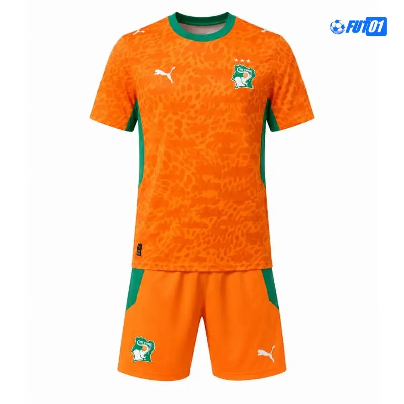 Camiseta Costa de Marfil Home Mundial 2026 Niño