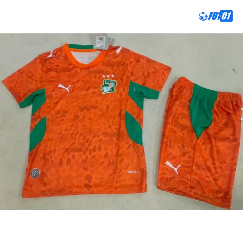 Camiseta Costa de Marfil Home Mundial 2026 Niño