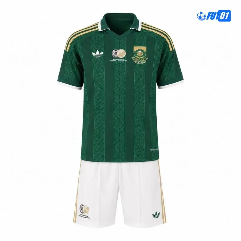 Camiseta Sudáfrica Away Mundial 2026 Niño