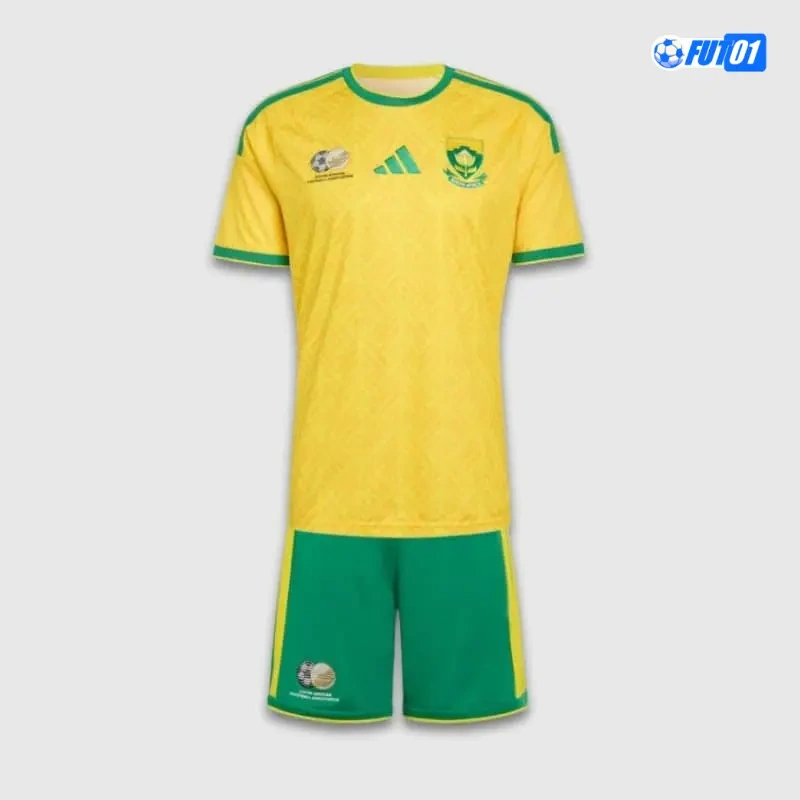Camiseta Sudáfrica Home Mundial 2026 Niño