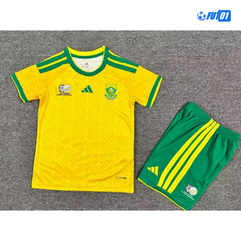 Camiseta Sudáfrica Home Mundial 2026 Niño