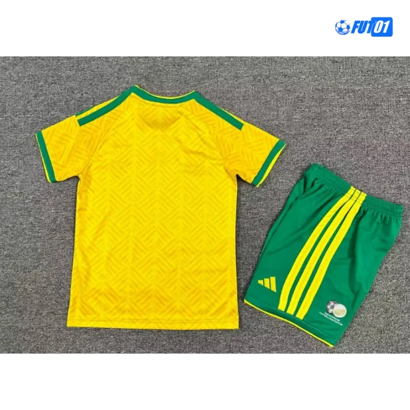 Camiseta Sudáfrica Home Mundial 2026 Niño