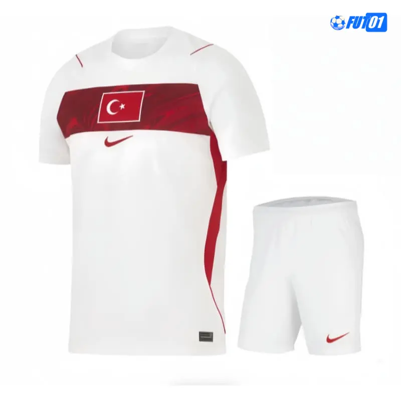 Camiseta Turquía Away Mundial 2026 Niño