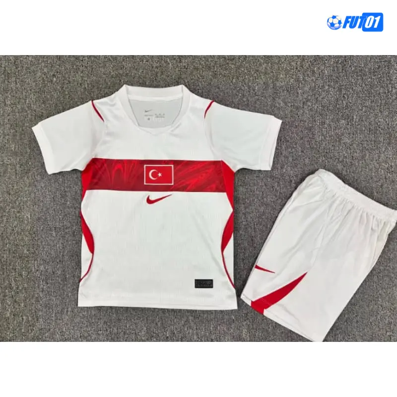 Camiseta Turquía Away Mundial 2026 Niño