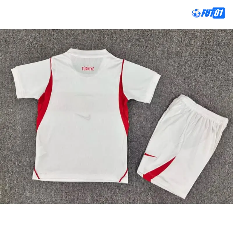 Camiseta Turquía Away Mundial 2026 Niño