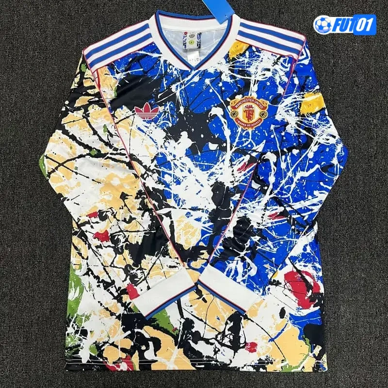 Camiseta Manchester United x Stone Roses 2025/26 Edición Especial ML