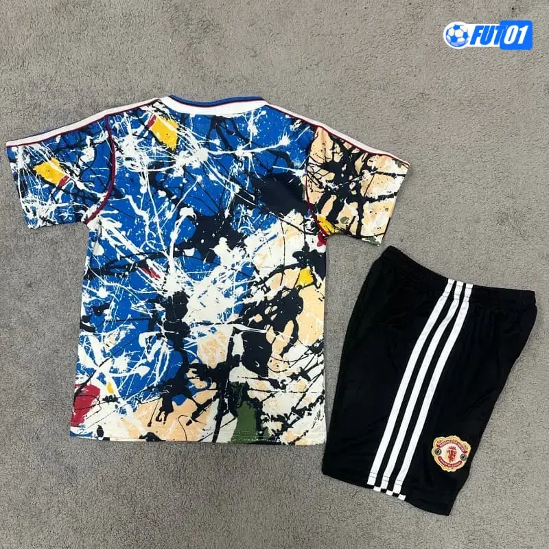 Camiseta Manchester United x Stone Roses 2025/26 Niño Edición Especial
