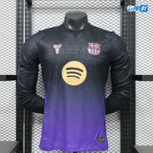 Camiseta Barcelona 2026/2027 Versión Jugador ML Morado/Negro