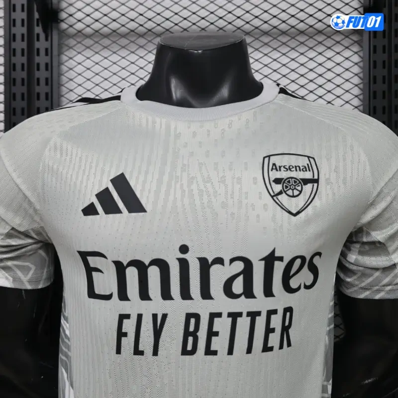 Camiseta de Portero Arsenal 2026/2027 Versión Jugador Gris