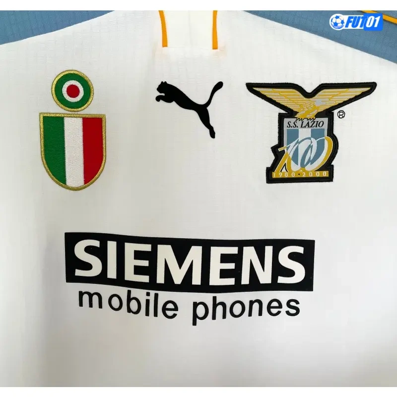 Camiseta Lazio Away 2000/2001 Retro