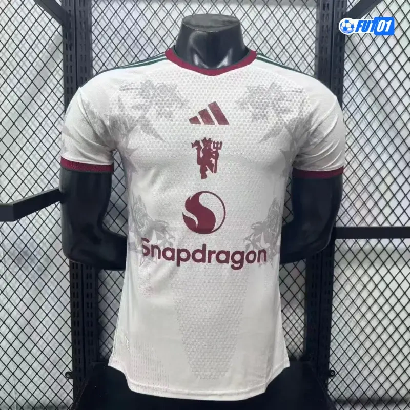 Camiseta Manchester United 2026/2027 Versión Jugador Blanco