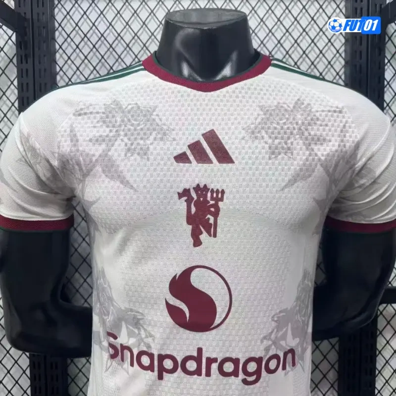 Camiseta Manchester United 2026/2027 Versión Jugador Blanco