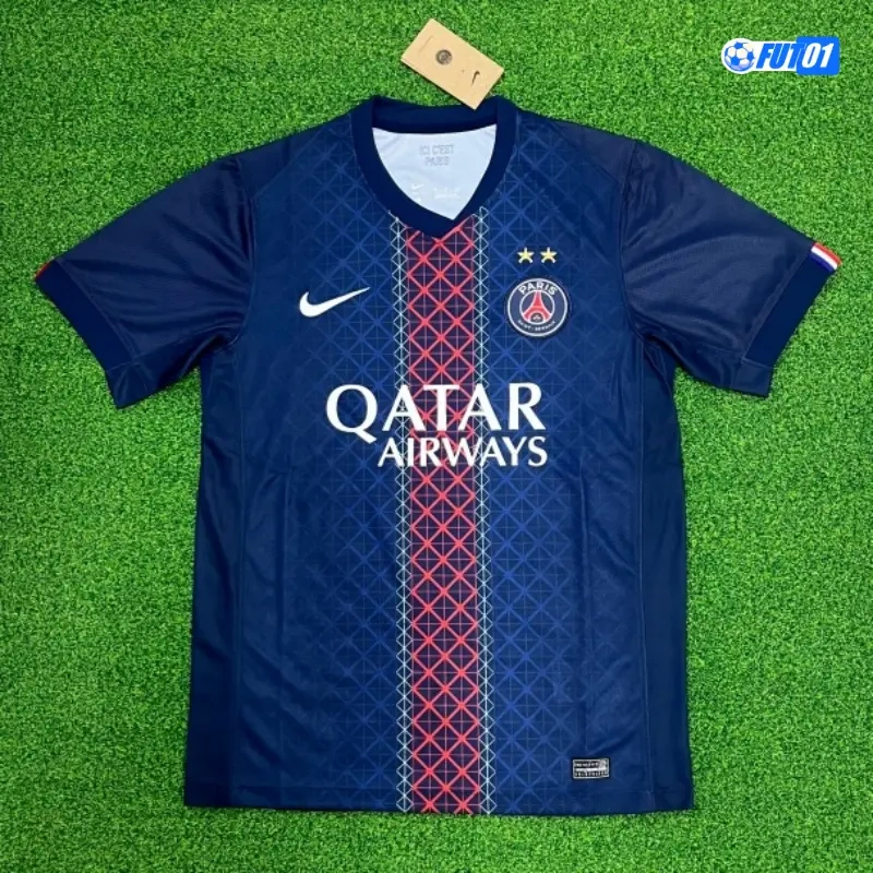 Camiseta PSG Home 2025/2026 con dos Estrellas