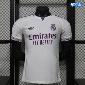 Camiseta Real Madrid 2026/2027 Edición Especial Versión Jugador Blanco/Morado