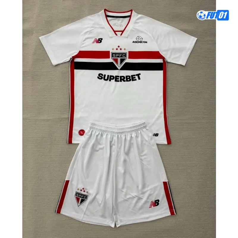 Camiseta São Paulo Home 2026/2027 Niño