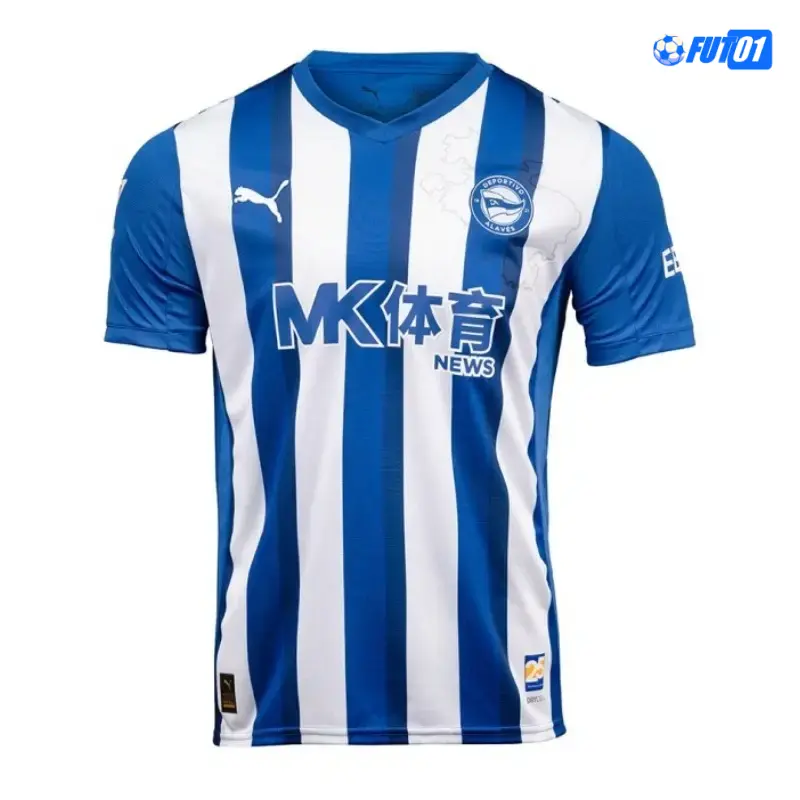 Camiseta Alavés Home 2025/2026 con Parche La Liga