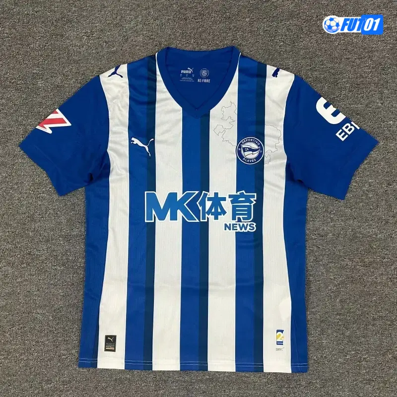Camiseta Alavés Home 2025/2026 con Parche La Liga