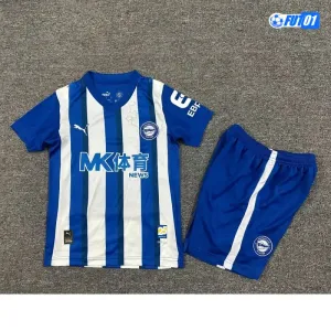 Camiseta Alavés Home 2025/2026 Niño con Parche La Liga