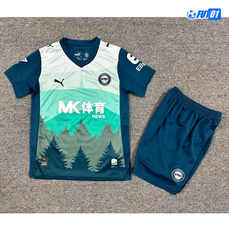 Camiseta Alavés Third 2025/2026 Niño con Parche La Liga
