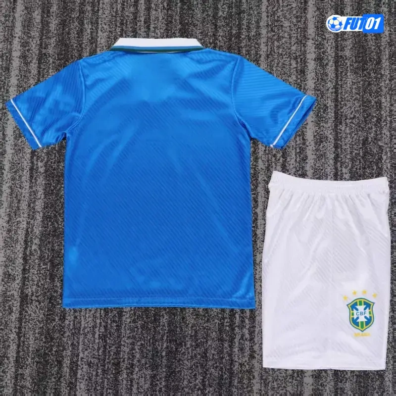 Camiseta Brasil Away 1996 Retro Niño
