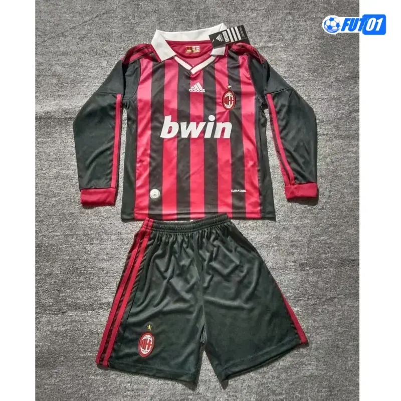 Camiseta AC Milan Home 2009/10 Retro Niño ML