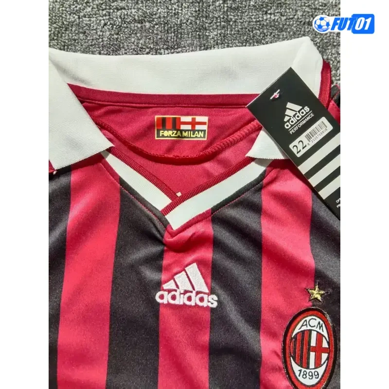 Camiseta AC Milan Home 2009/10 Retro Niño ML