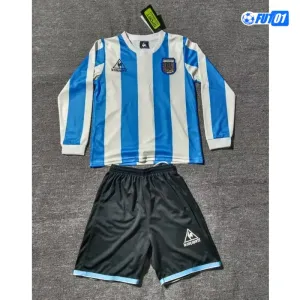 Camiseta Argentina Home 1998 Retro Niño ML