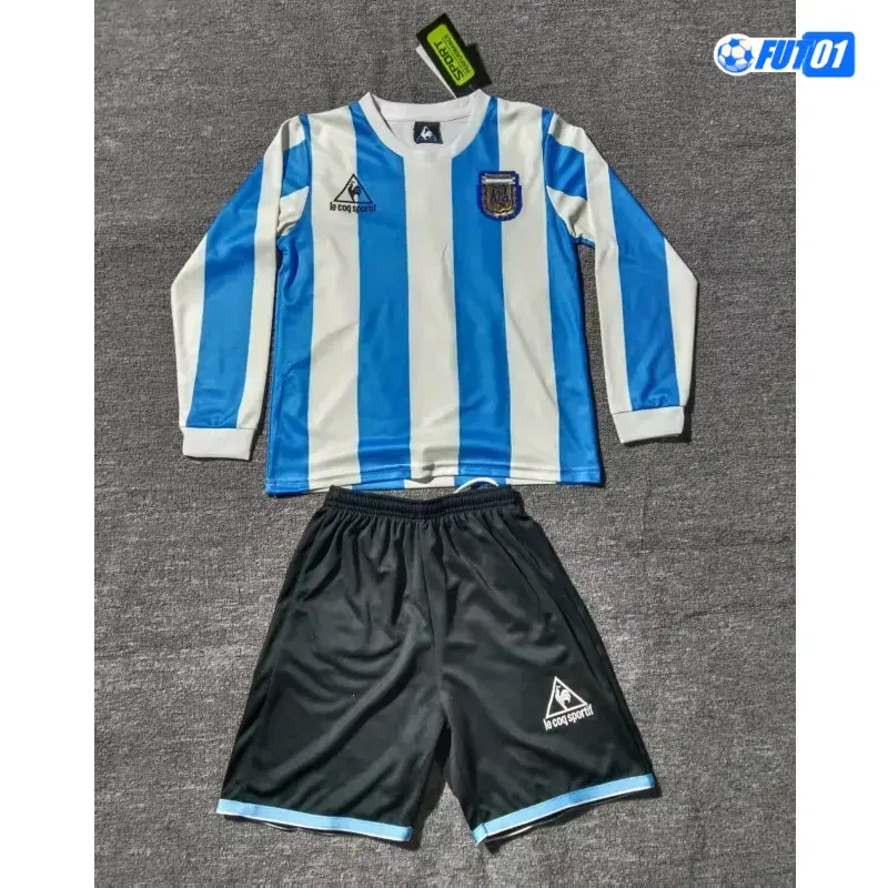 Camiseta Argentina Home 1998 Retro Niño ML