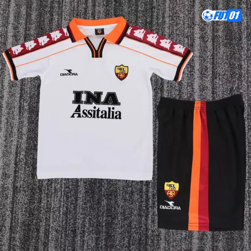 Camiseta AS Roma Away 1998/99 Retro Niño