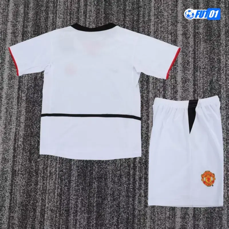 Camiseta Manchester United Away 2002/03 Retro Niño