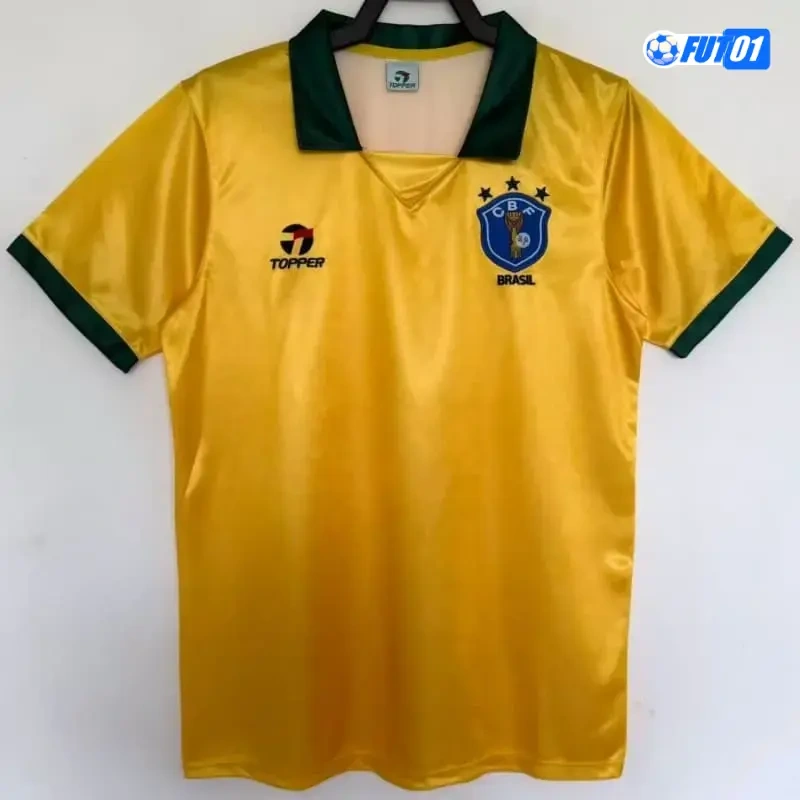 Camiseta Brasil Home 1988 Retro