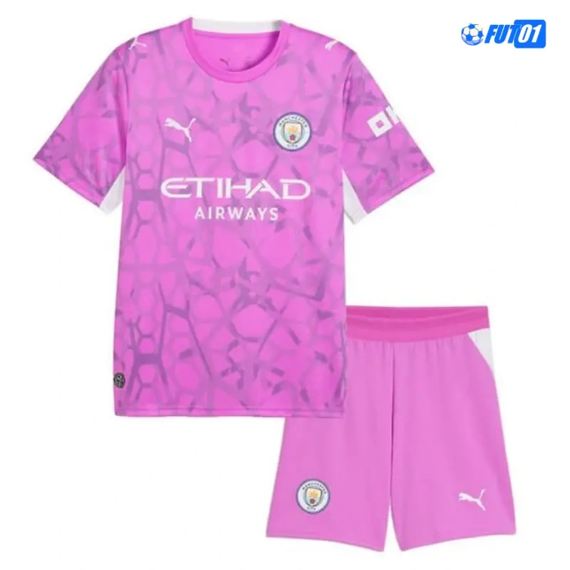 Camiseta de Portero Manchester City 2026/2027 Niño Rosa