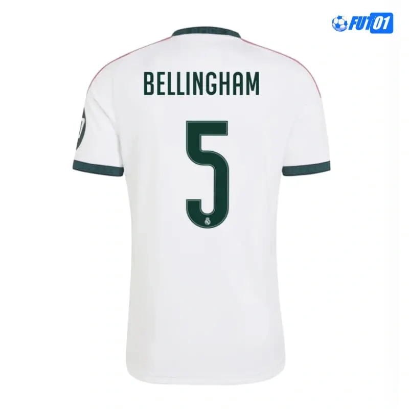 Camiseta BELLINGHAM 5 Real Madrid Home 2026/2027 con Parche HP