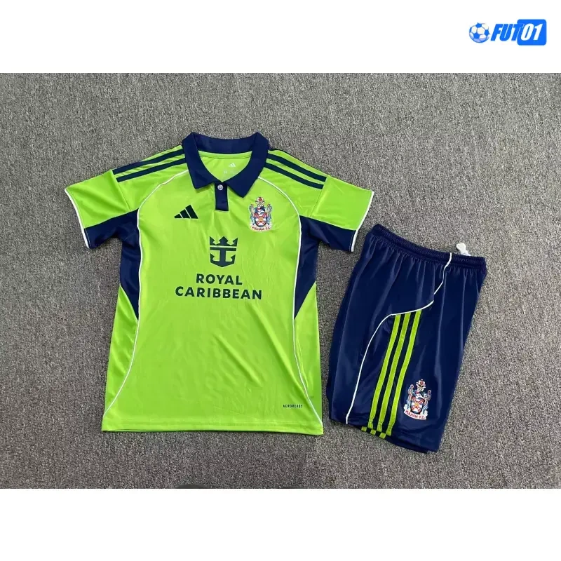 Camiseta Fulham F.C. Away 2025/2026 Niño