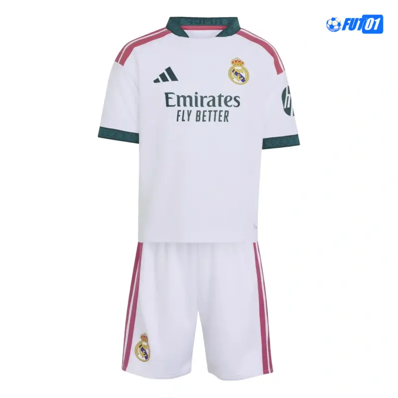 Camiseta HUIJSEN 24 Real Madrid Home 2026/2027 Niño con Parche HP