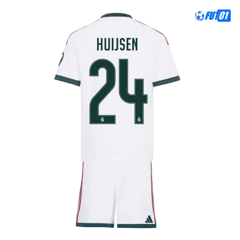 Camiseta HUIJSEN 24 Real Madrid Home 2026/2027 Niño con Parche HP