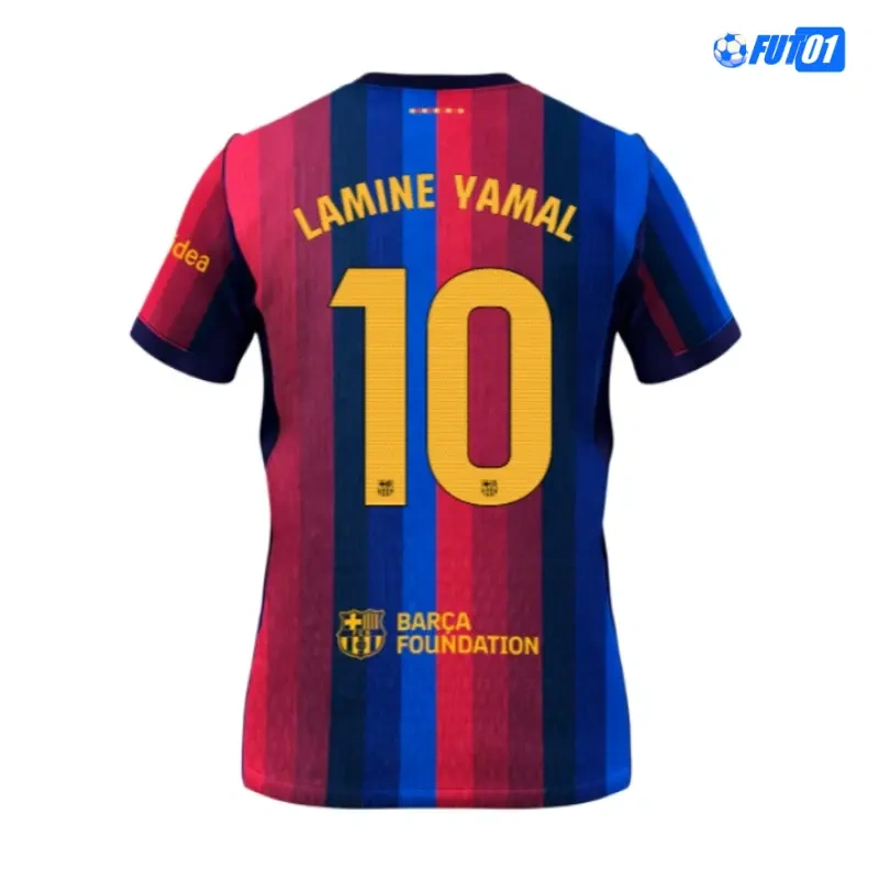 Camiseta Lamine Yamal 10 Barcelona Home 2026/2027 La Liga