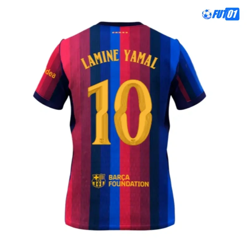 Camiseta Lamine Yamal 10 Barcelona Home 2026/2027 UCL