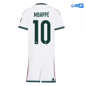Camiseta MBAPPÉ 10 Real Madrid Home 2026/2027 Niño con Parche HP