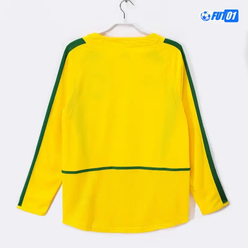 Camiseta Brasil Home 2002 Retro ML