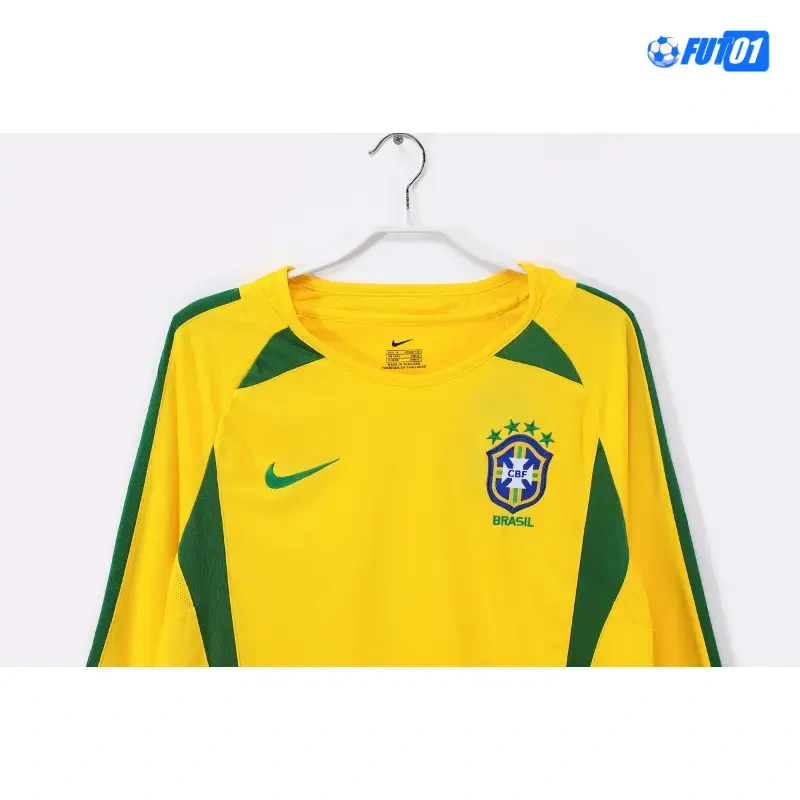 Camiseta Brasil Home 2002 Retro ML