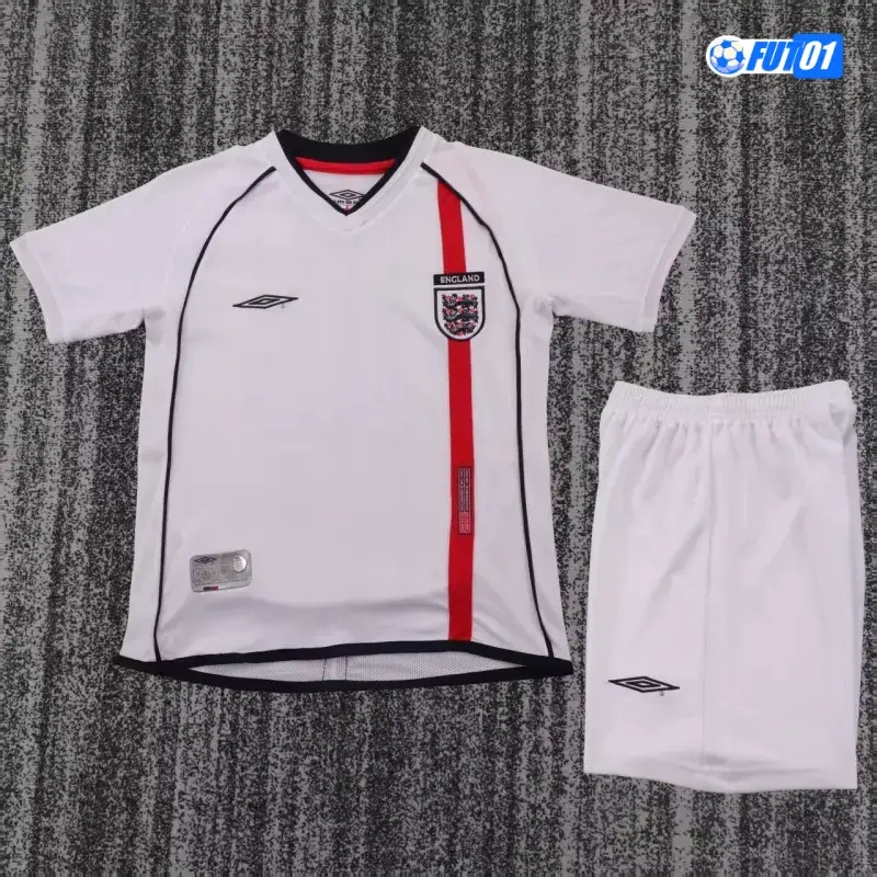 Camiseta Inglaterra Home 2002 Retro Niño