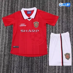 Camiseta Manchester United Home 1999/00 Retro Niño