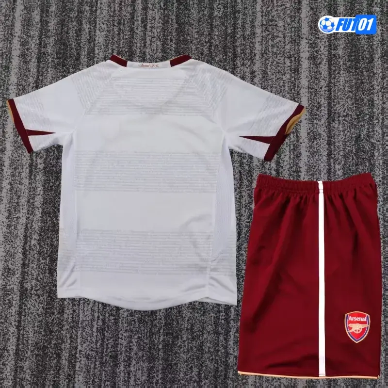Camiseta Arsenal Away 2007/08 Retro Niño