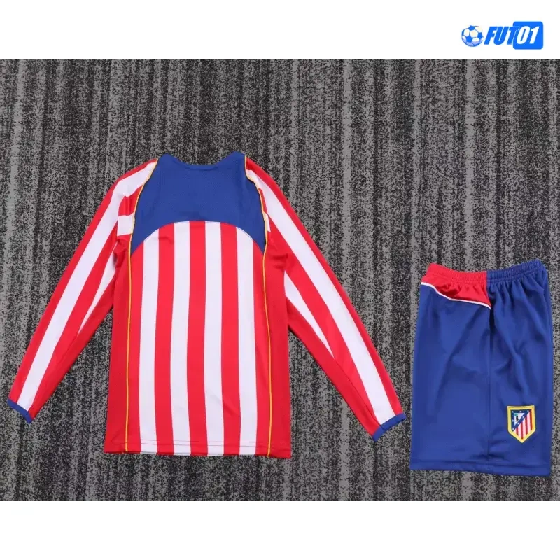 Camiseta Atlético de Madrid Home 2004/05 Retro Niño ML