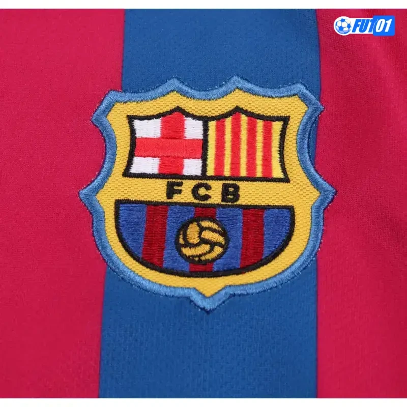 Camiseta Barcelona Home 2005/06 Retro Niño ML
