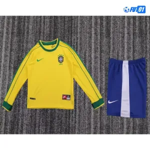 Camiseta Brasil Home 1998 Retro Niño ML